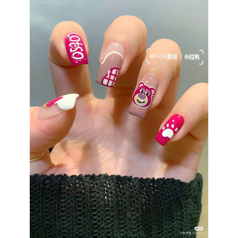 Sơn gel hồng gấu dâu Hot