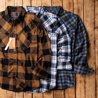 Áo Sơ Mi Flannel Just Men- Chất Flannel bông xịn