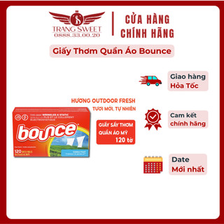Giấy thơm quần áo Bounce chính hãng 160 tờ