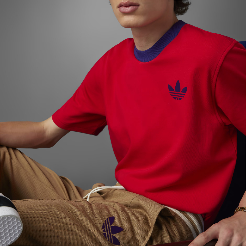 ÁO ADIDAS ADICOLOR 70S LARGE TREFOIL TEE SCARLET IB3435