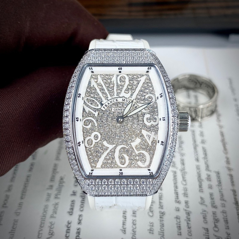 Đồng hồ Franck Muller Geneve V32 SC AT F0 nữ trắng