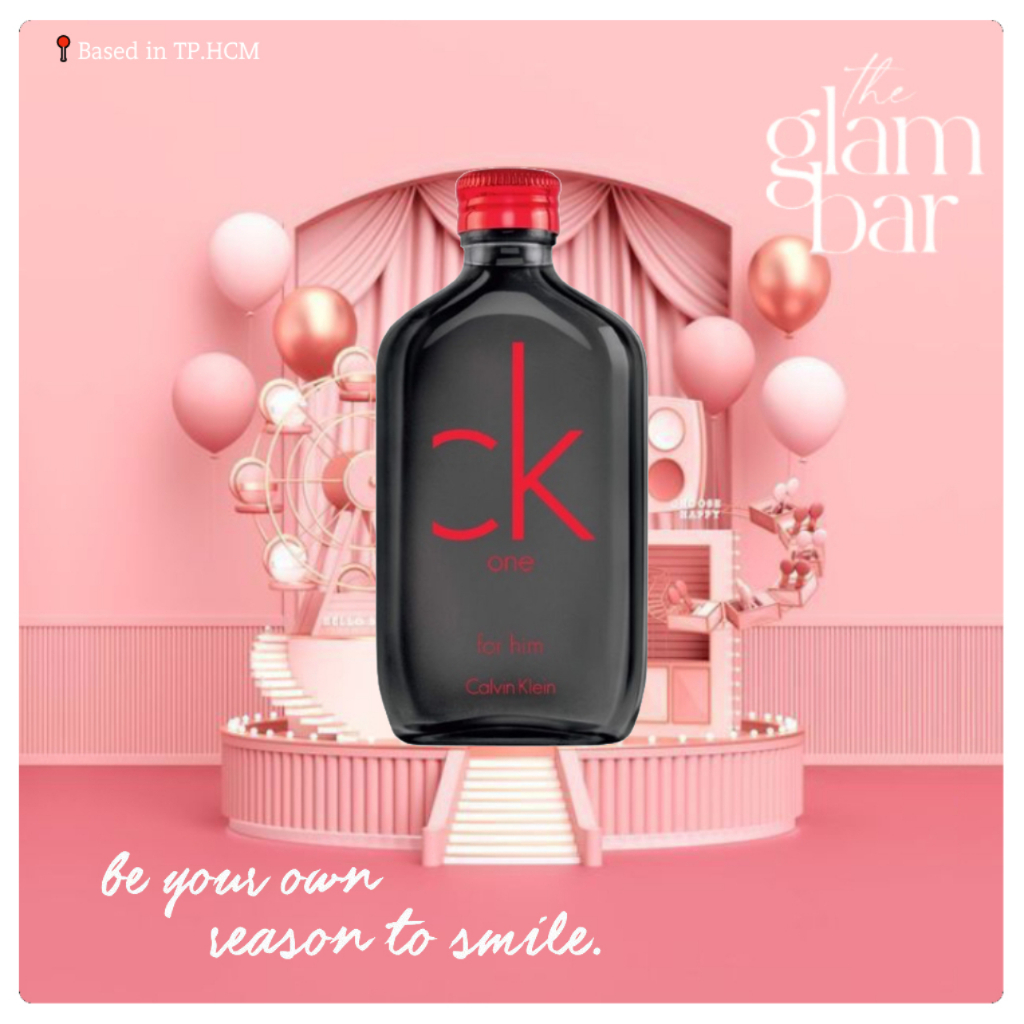 𝐭𝐡𝐞𝐠𝐥𝐚𝐦𝐛𝐚𝐫 ★ Nước hoa CK Calvin Klein One Red Edition For Him EDT 10ml