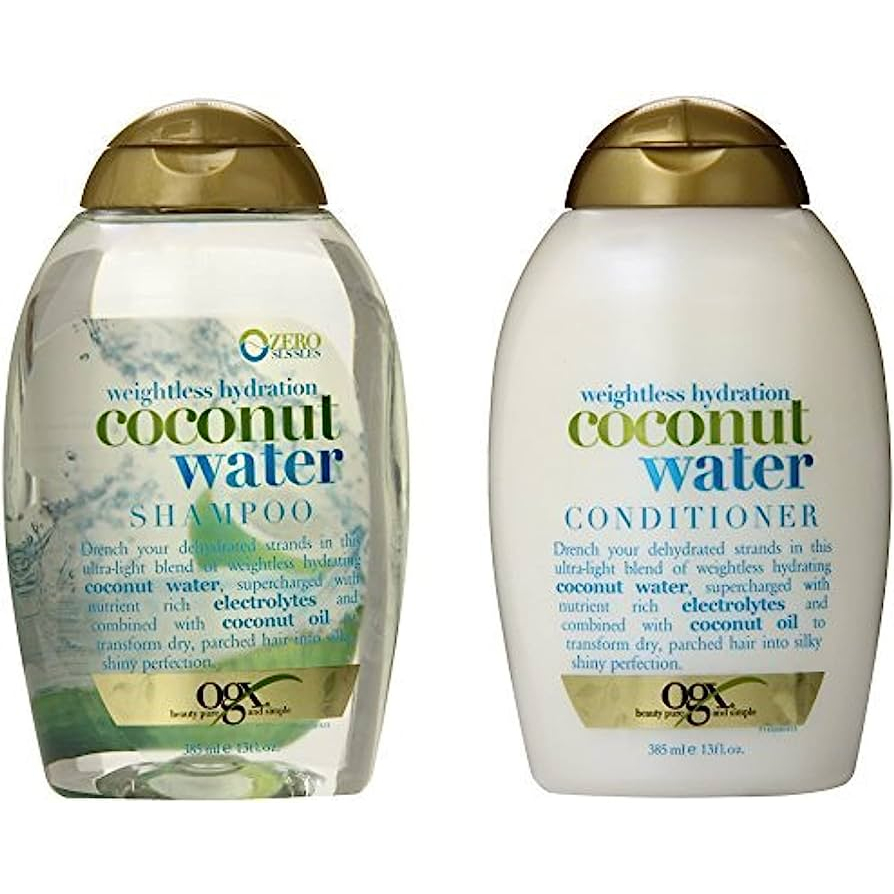 _Dầu gội và xả OGX Weightless Hydration Coconut Water 385ml