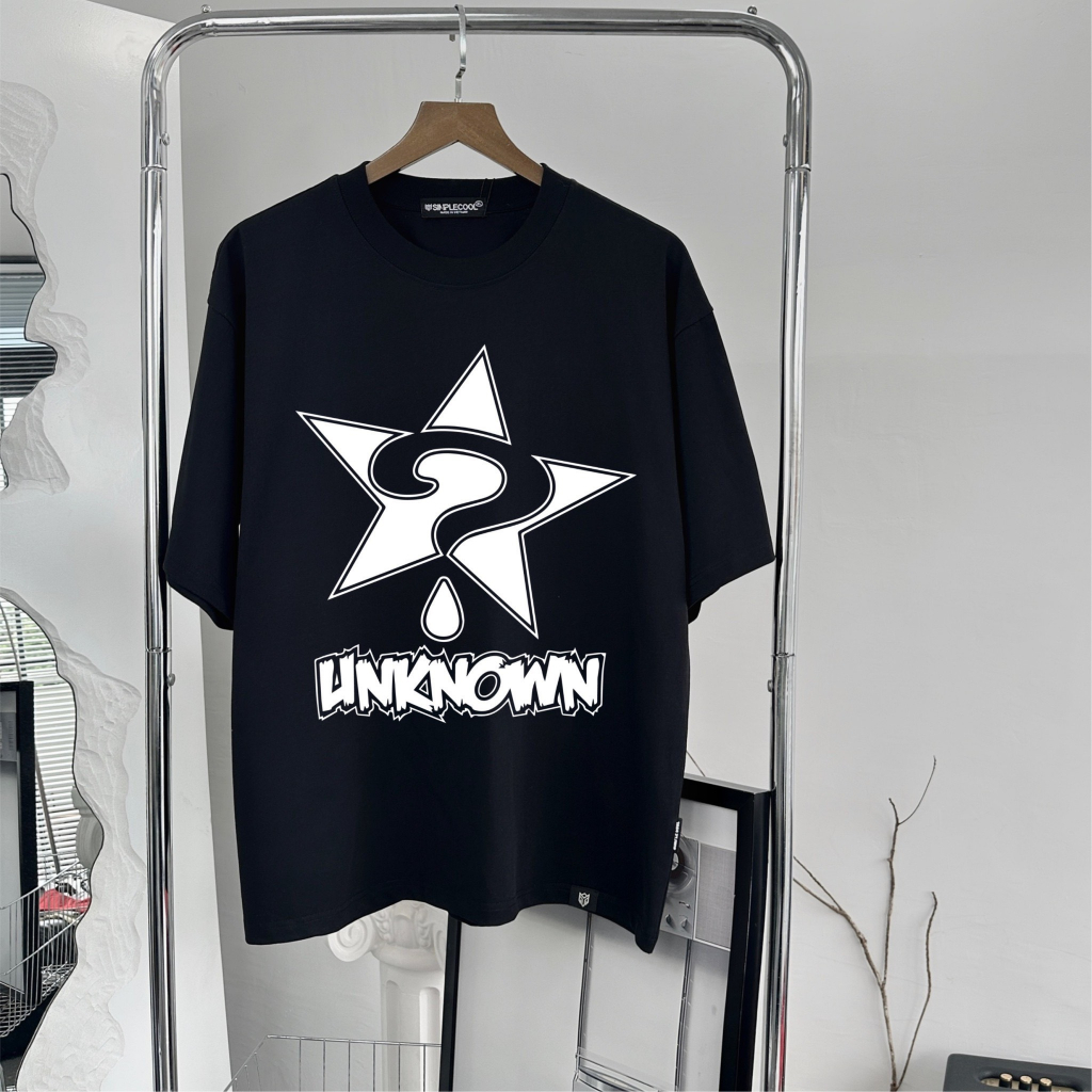 Áo Phông Nam Nữ In Chữ Unknown , Áo Thun Nam Nữ Tay Lỡ Unisex Form Rộng Cao Cấp 100% Thấm Hút Mồ Hôi Hot Trend 2023