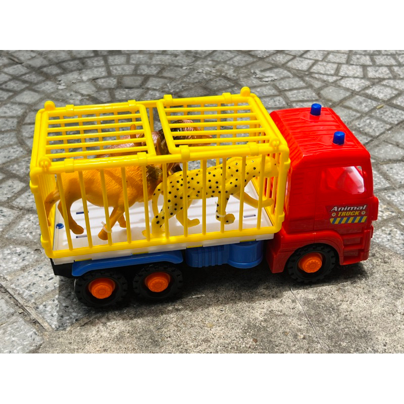 Xe Chở Thú Kích Thước Lớn Có Đà Trớn, Xe Đồ Chơi Cho Bé