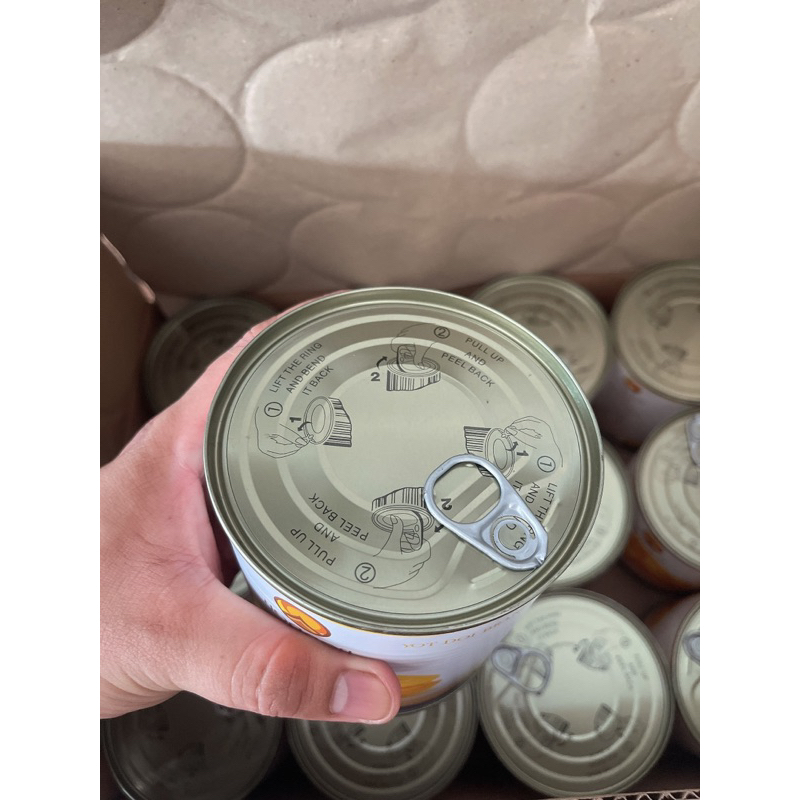 Đào ngâm Boddob Thái, hàng loại 1, nắp giật, giòn ngọt w1coffee