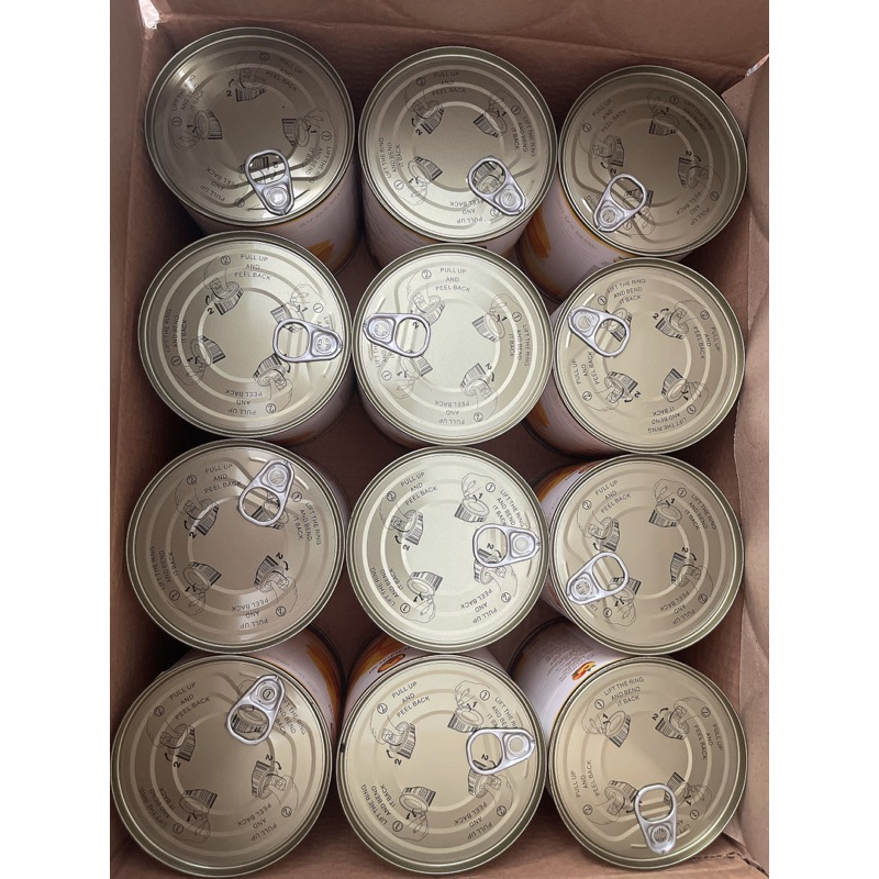 Đào ngâm Boddob Thái, hàng loại 1, nắp giật, giòn ngọt w1coffee