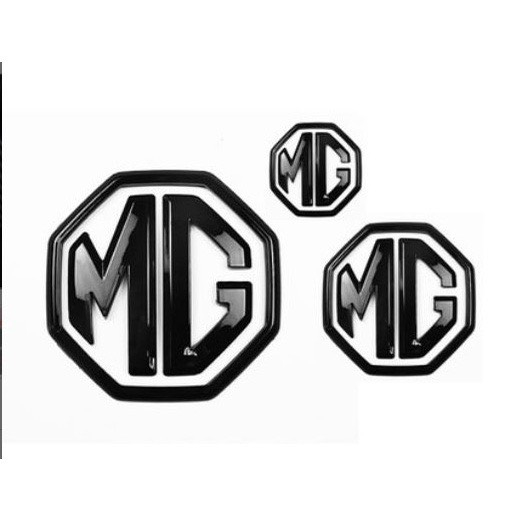 Ốp logo trang trí trước sau vô lăng xe MG5 dán keo 3M, logo MG - Auto68