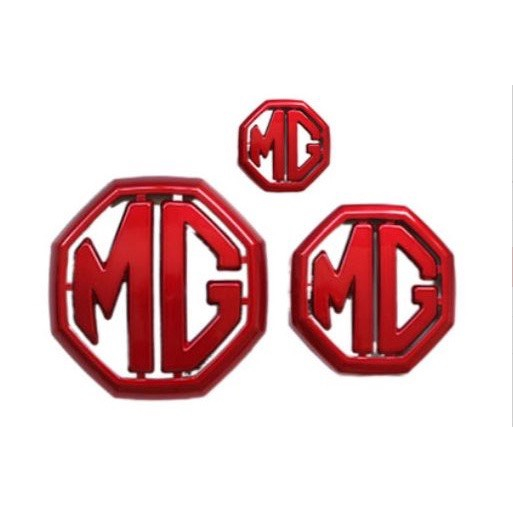 Ốp logo trang trí trước sau vô lăng xe MG5 dán keo 3M, logo MG - Auto68