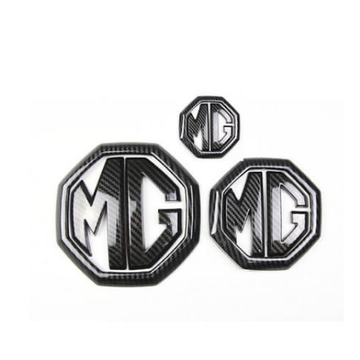 Ốp logo trang trí trước sau vô lăng xe MG5 dán keo 3M, logo MG - Auto68