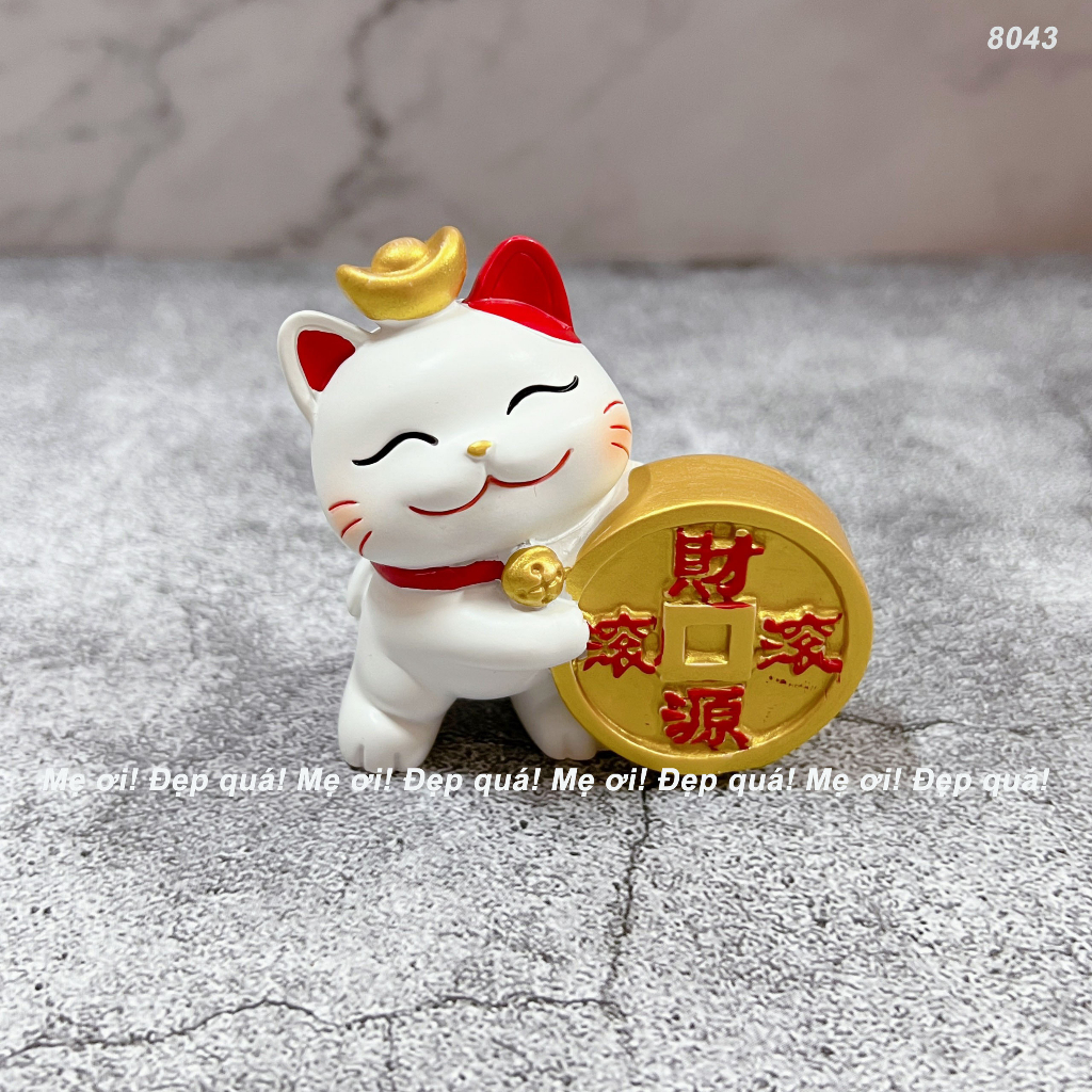 MÈO THẦN TÀI, MÈO MAY MẮN MINI TRANG TRÍ BÀN LÀM VIỆC 2023