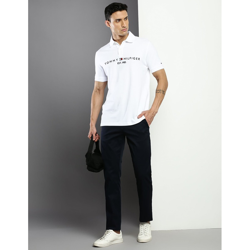 Áo thun nam có cổ polo hiệu Tommy Hilfiger chính hãng.