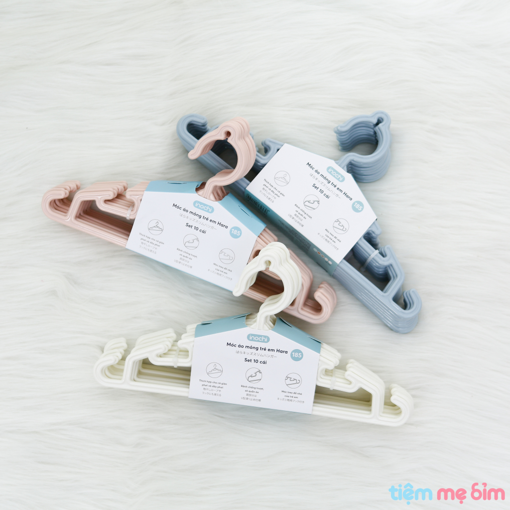 Set 10 móc áo trẻ em Inochi