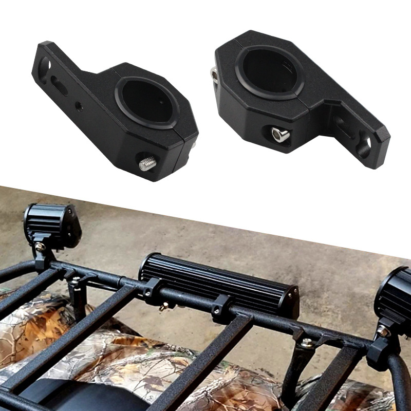 Pát kẹp nhôm lắp ghi đông xe máy mô tô 18-30mm đèn trợ sáng