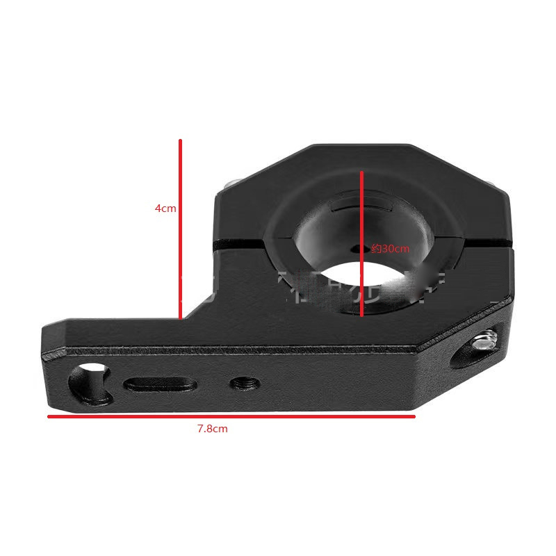 Pát kẹp nhôm lắp ghi đông xe máy mô tô 18-30mm đèn trợ sáng