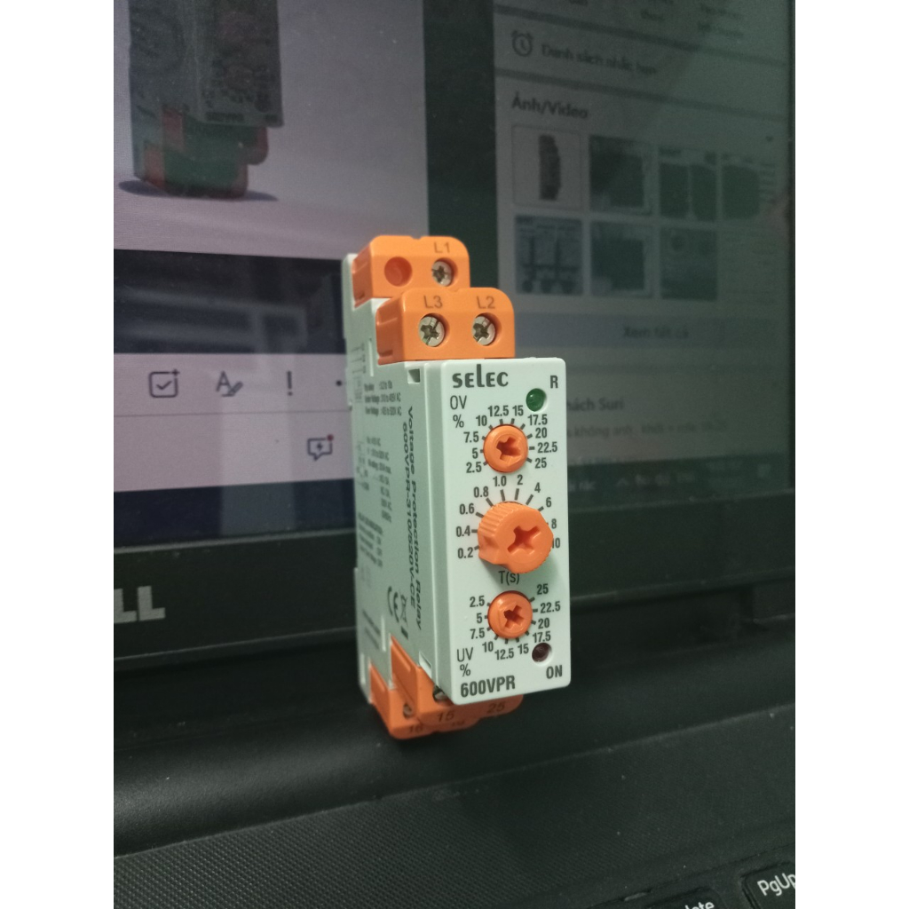 Rơ le bảo vệ điện áp SELEC 600VPR-310/520-CE