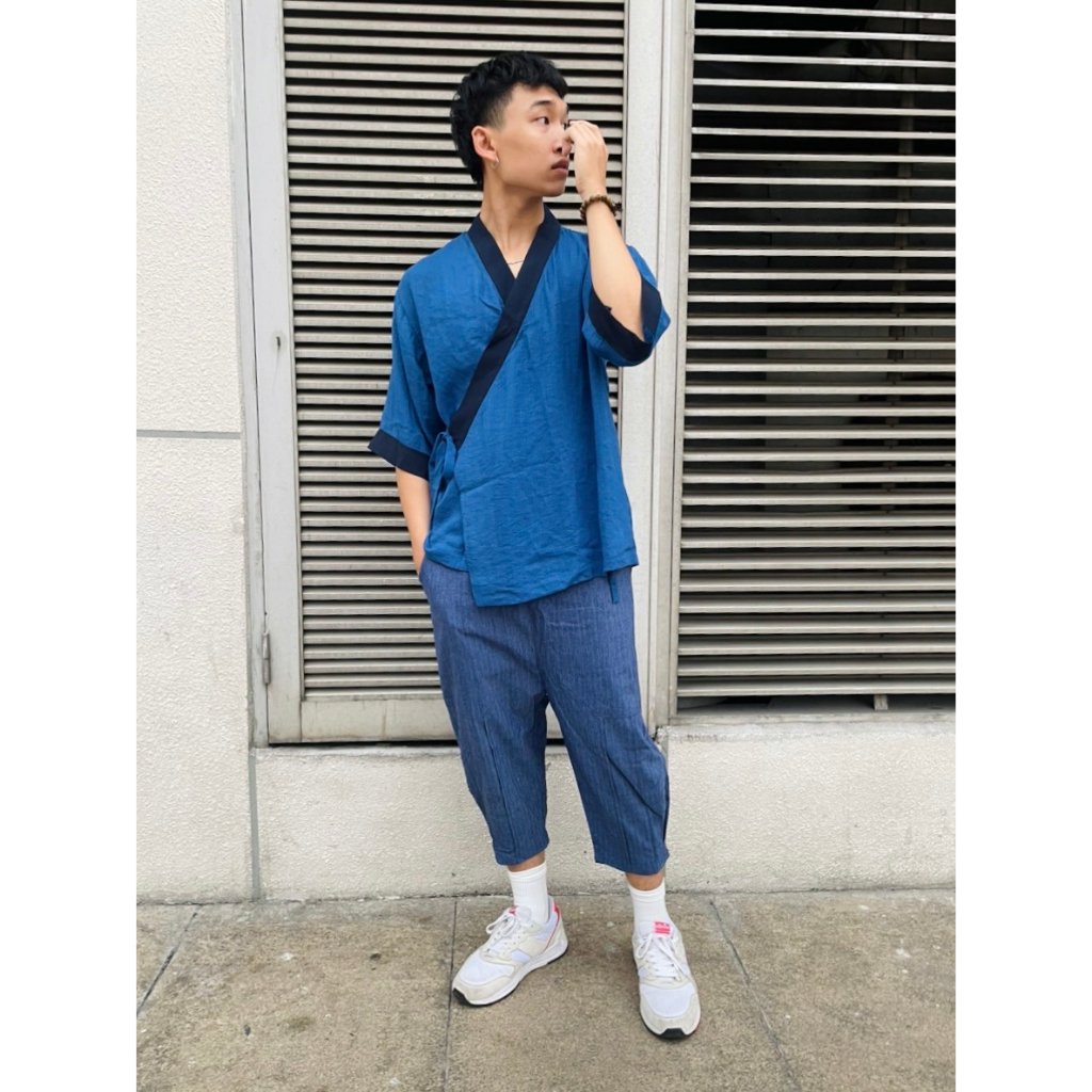 YUKATA LINE PHỐI NẸP ĐEN