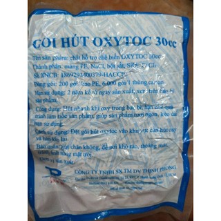Túi chống ẩm (túi hút oxytoc) 30cc (200 cái/gói)