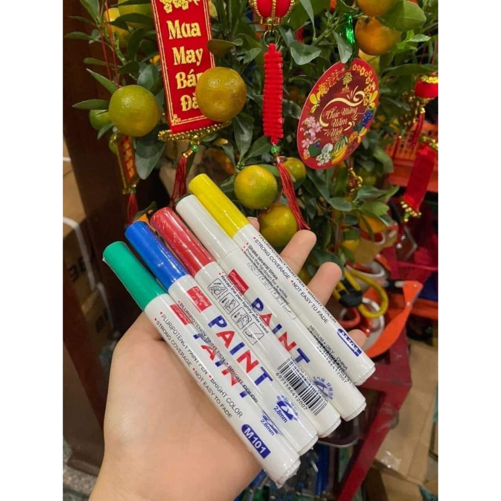 Bút chấm sơn ốc, bút sơn vỏ xe