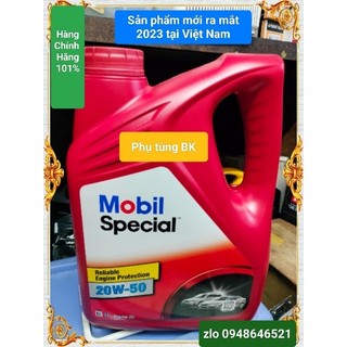 Nhớt động cơ Mobil super 20w50 4 lít chính hãng