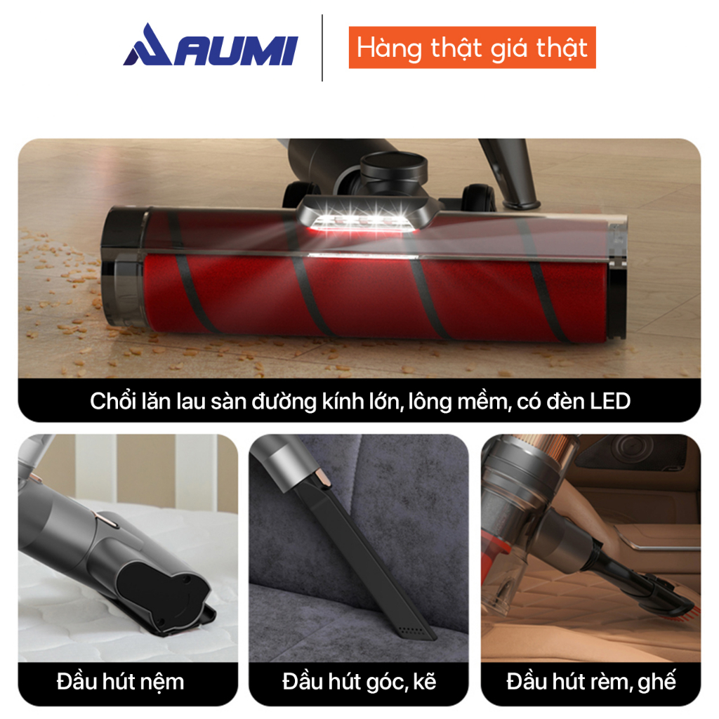 Máy hút bụi cầm tay không dây cao cấp Deerma VC80 - Bảo hành 12 tháng