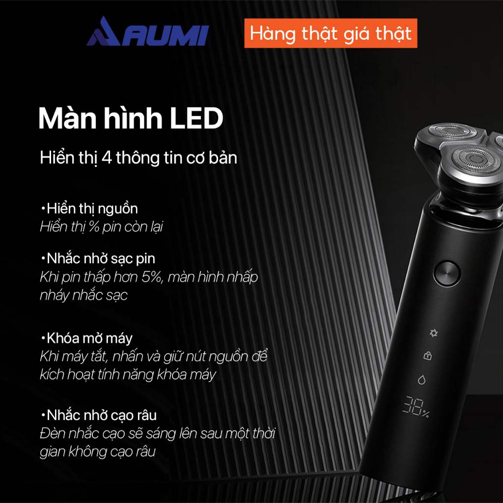 Máy cạo râu Xiaomi Mijia Smart Electric Shaver S500 kháng nước IPX7