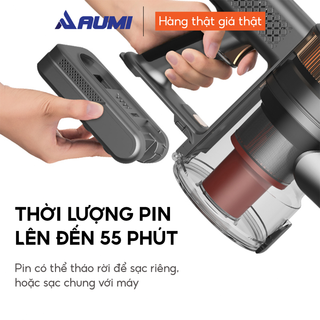 Máy hút bụi cầm tay không dây cao cấp Deerma VC80 - Bảo hành 12 tháng