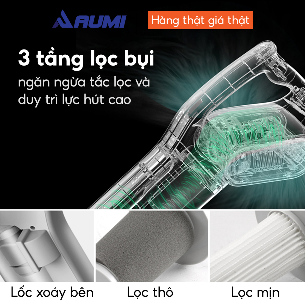 Máy Hút Bụi Cầm Tay Deerma DX700 - Hàng Chính Hãng BH 12 Tháng