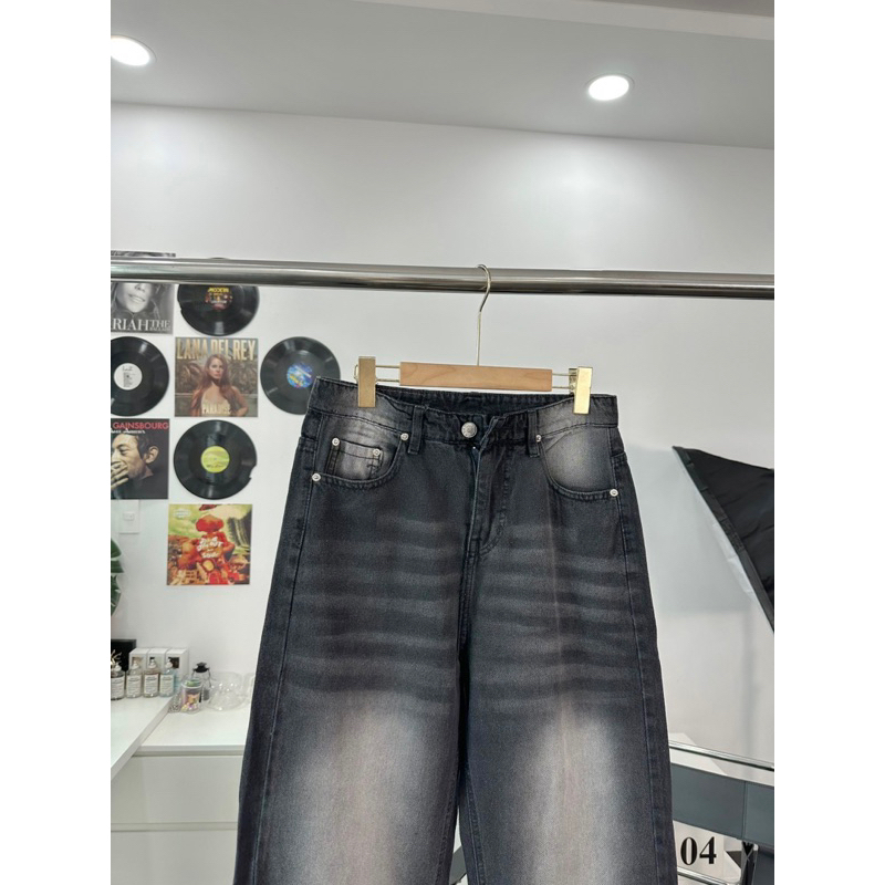 QUẦN BAGGY JEANS ỐNG RỘNG LOANG SỌC 1005 FORM TO UNISEX