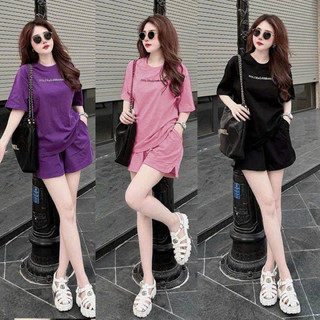 Bộ short cotton thêu siêu đẹp