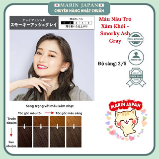 Nhuộm tóc dạng bọt của Kao Liese Prettia Nhật Bản màu nâu tro xám khói màu số 13