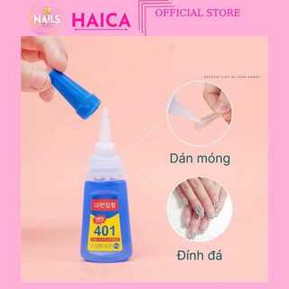 Keo 401 dán móng, đính đá cực chắc