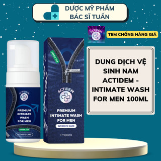 Dung dịch vệ sinh dành cho nam actidem 100ml_giúp khử mùi_kháng khuẩn