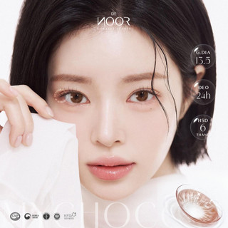My choco - lens mắt nâu choco tự nhiên, baby - lens cho mắt thở - bảo hành 2 tuần - chính hãng hàn quốc