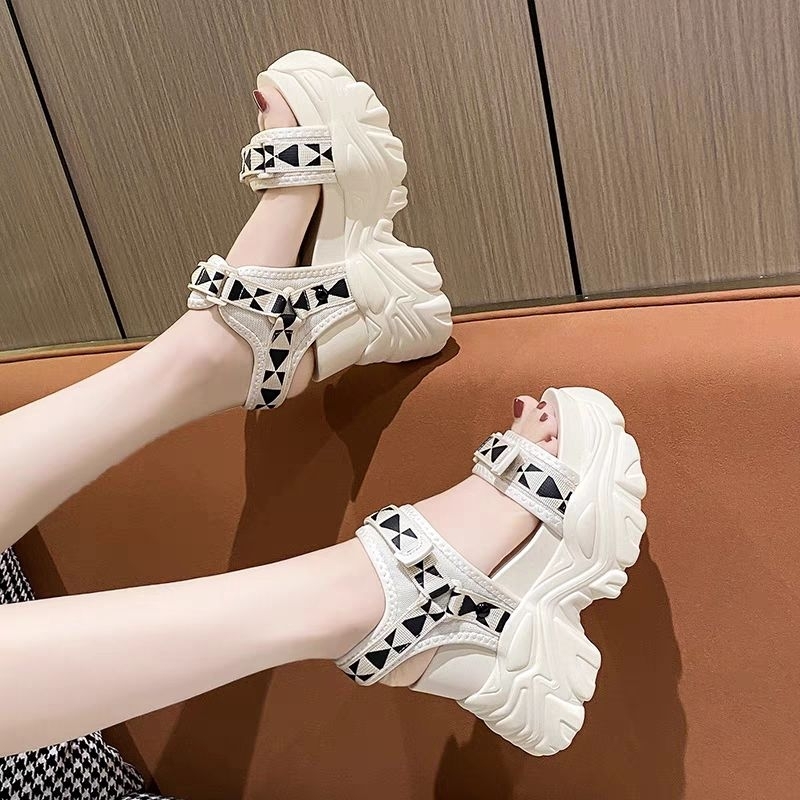 Dép sandal nữ mẫu mới đế 10,5cm