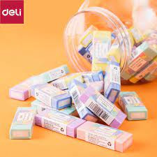 Gôm tẩy deli - macaron - màu ngẫu nhiên - eh02200, tẩy deli, gôm deli
