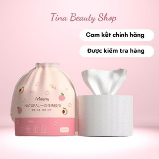  Khăn lau mặt khô đa năng dùng 1 lần Animerry Chính Hãng tẩy trang siêu mềm mịn rửa mặt vệ sinh - Chất liệu cao cấp 