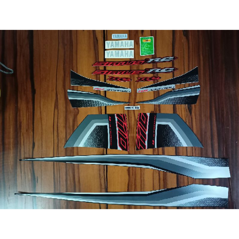 Bộ tem sirius RC 110 đời 2022 màu đỏ đen