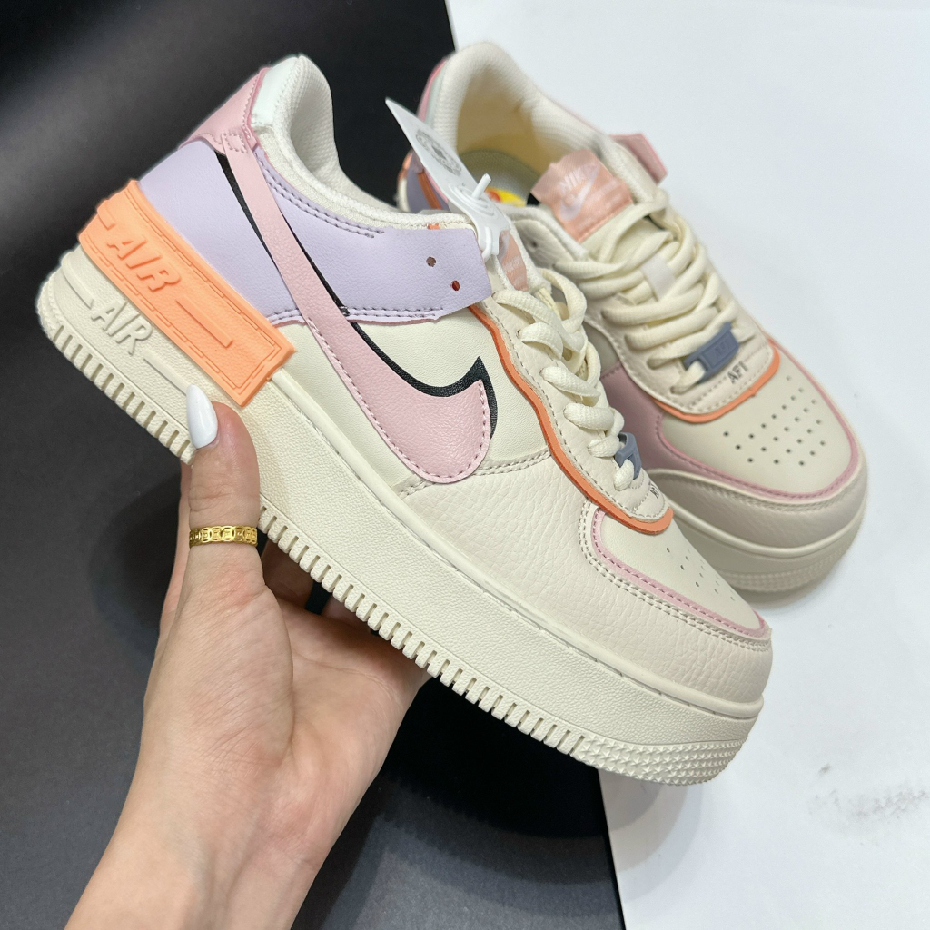 |Ảnh thật+Có Sẵn|Giày thể thao sneaker N.ike Af1 Shadow Amethys Ash bản mới 2023