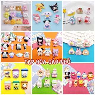 Túi 100 CHARM/STICKER đủ mẫu về gắn dép Crocs,Dép Cá sấu,Phụ Kiện, Jibbitz , Decor DIY