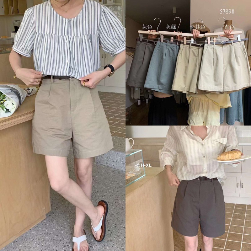 Quần short thô kaki xuất Hàn HXL (chuẩn hãng, kèm ảnh thật)