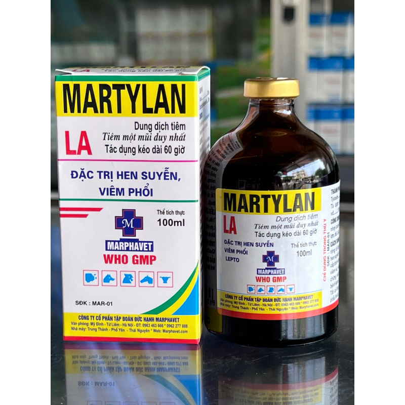 MARTYLAN ĐT hen suyễn, phổi trên vật nuôi
