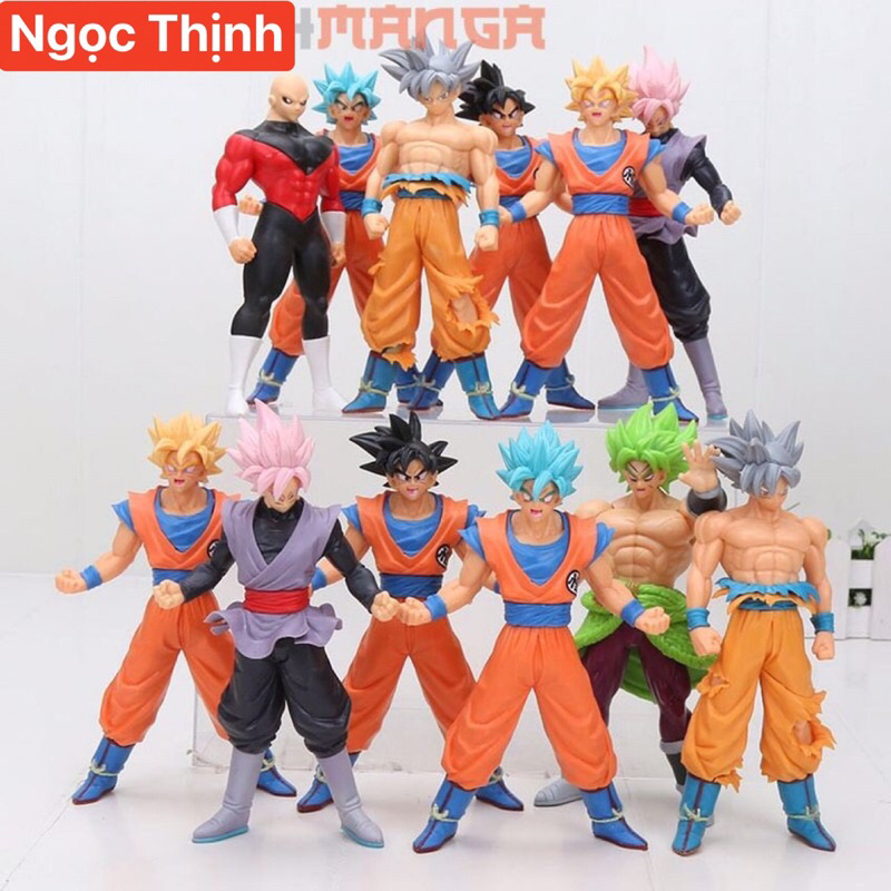 Mô hình Dragon Ball 7 Viên Ngọc Rồng Son Vô Cực Goku Gogeta Vegito Broly Jiren Black Goku Black Vegeta SSJ - Hàng Có sẵn