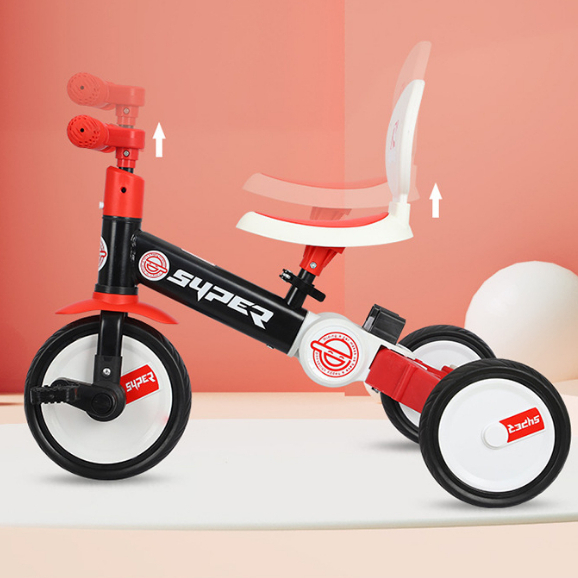 Xe đạp 3 bánh cho bé 2in1 xe đẩy cho bé cao cấp đa năng 1-5 tuổi