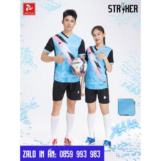 Bộ quần áo bóng đá Justplay Striker Vải Mè Đủ Màu Cao Cấp