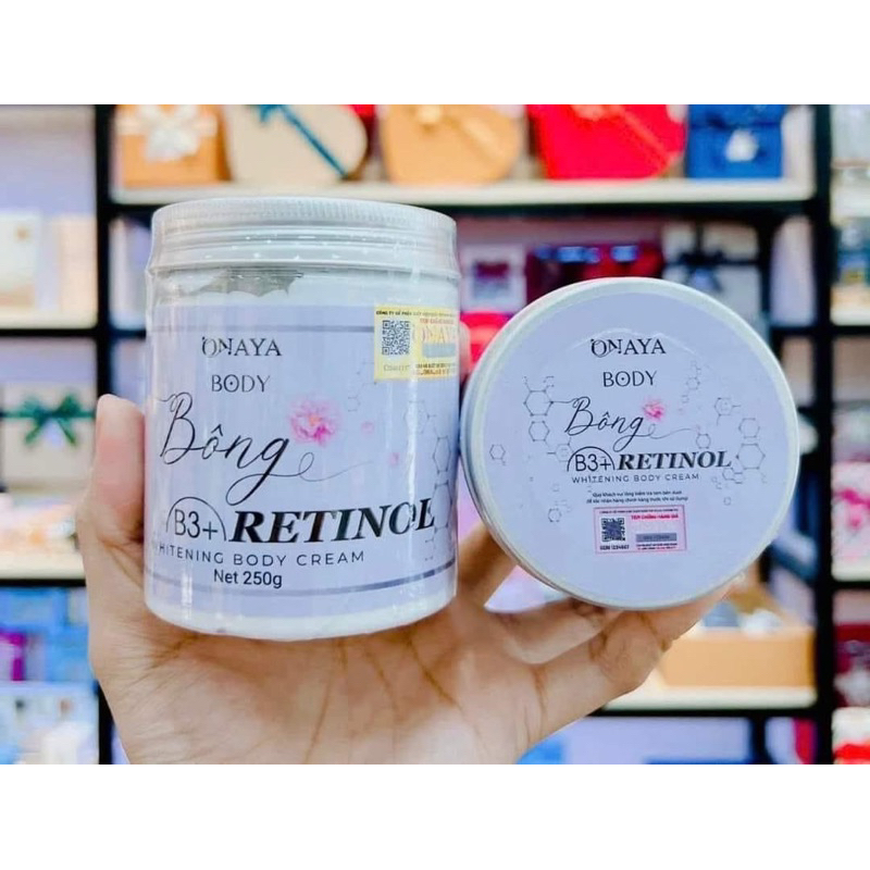 KEM BODY BÔNG RETINOL 250gr CHÍNH HÃNG