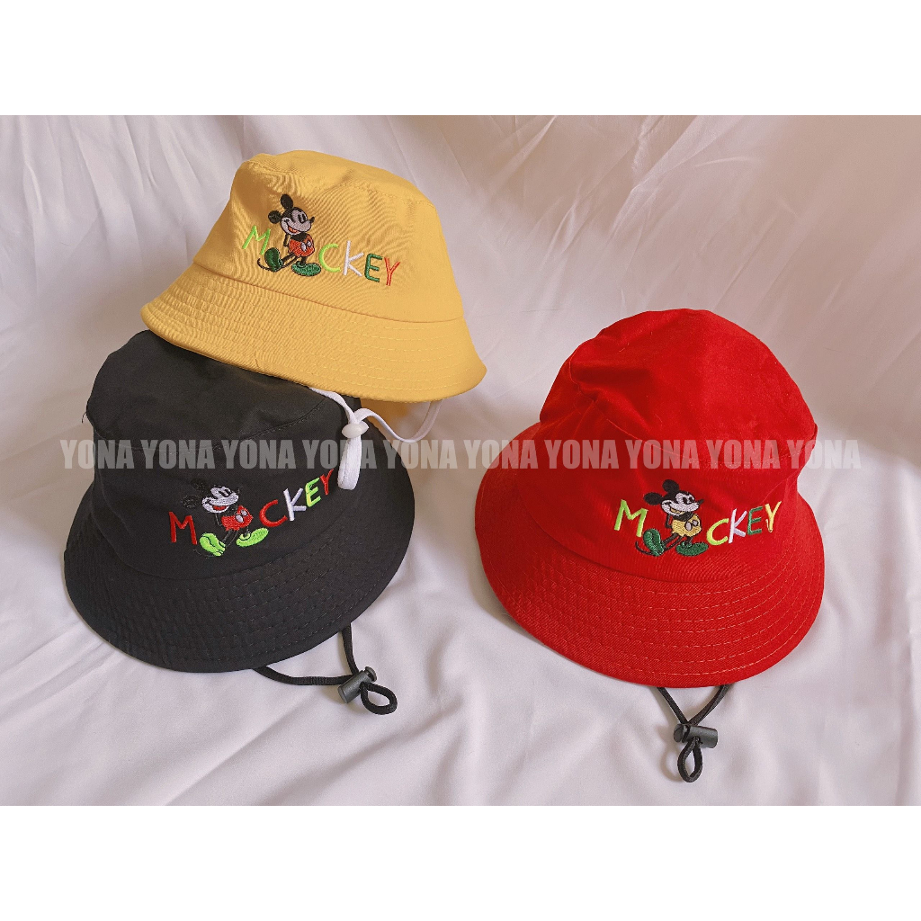 Mũ trẻ em Mickey dễ thương nón bucket cho bé 2 -6 tuổi