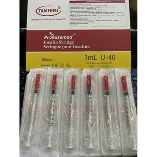 Bơm Tiêm Tiểu Đường - Bơm Tiêm Thẩm Mỹ MEDIPLAST/ DISPOSABLE 1ML U40 U100
