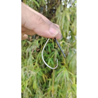 Lưỡi câu cá lóc móng heo nồng điện từ thép trắng 2.0