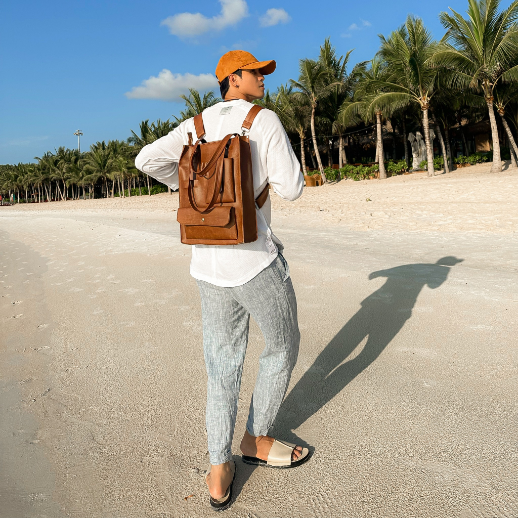 Dép Da Thời Trang Cao Cấp Lecce Slipper Thương Hiệu DON ITALO Hàng Chính Hãng Thiết Kế Cao Cấp